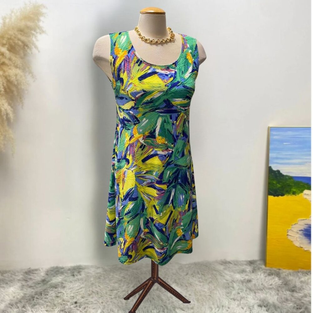 Sleeveless Abstract Dress